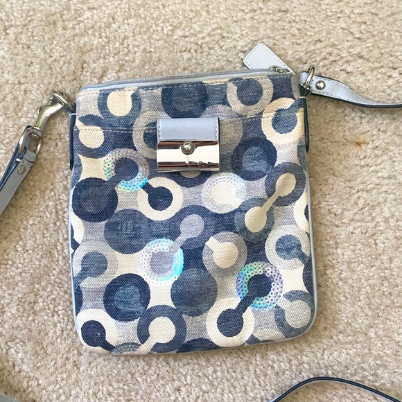 Coach Handbags - Coach Vintage Denim Purse - Sparkly! (Free Shipping!)